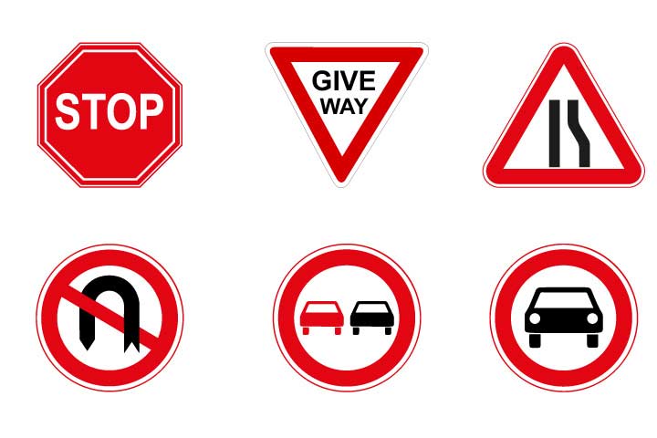 drive a matic road signs