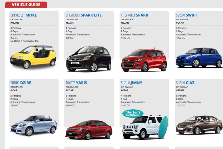 choosing your preferred vehicle