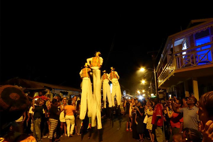 gros islet jump up parade